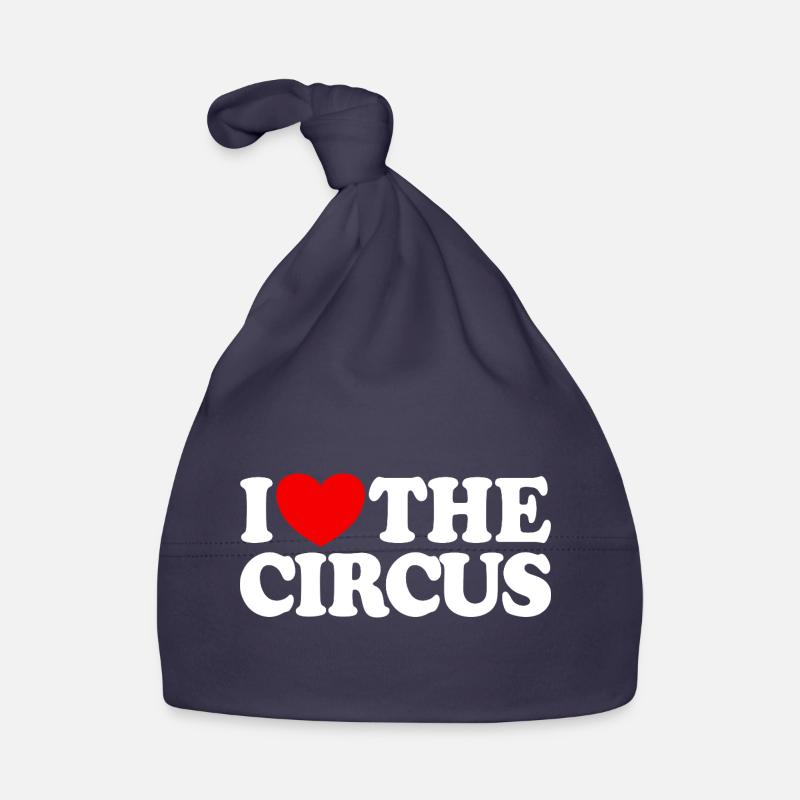 Ich liebe den Zirkus Baby Bio-Mütze