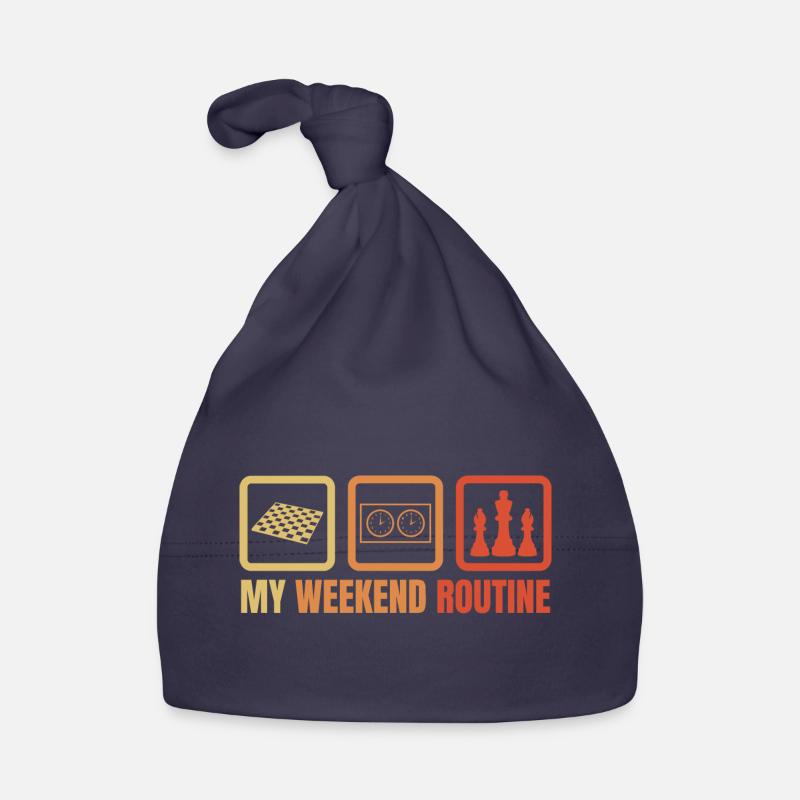 Chess Weekend Organic Baby Cap
