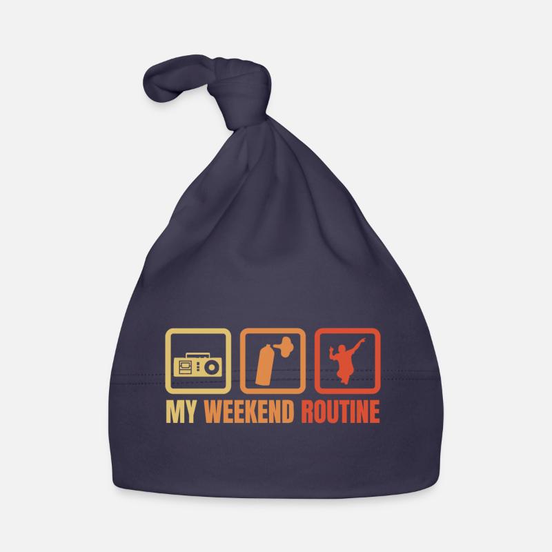 Break Dancer Weekend Routine Organic Baby Cap