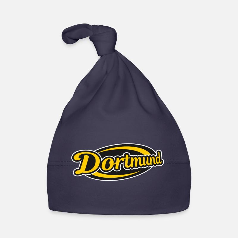 Logo rétro de Dortmund Imprimé Bonnet bio Bébé