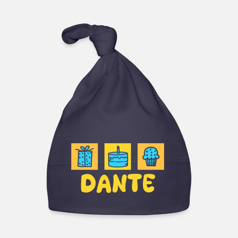 Dante as a given name Organic Baby Cap