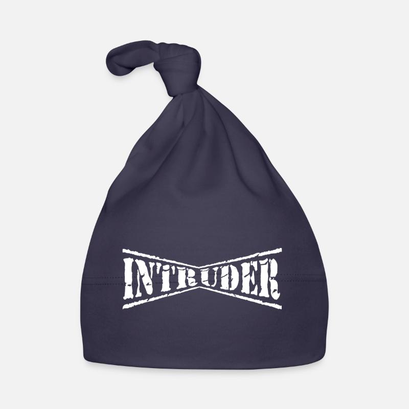 intrus hacker intrus clan sticker ordinateur Bonnet bio Bébé