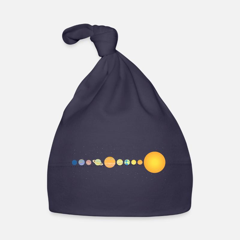 Solar System Planets Series Minimalist Organic Baby Cap