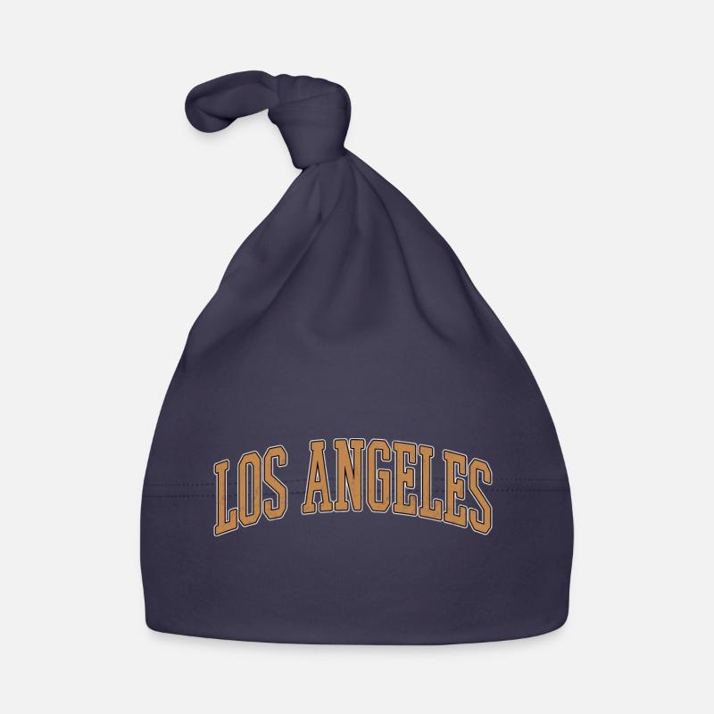 Arche vintage de Los Angeles - Bonnet bio Bébé - marine