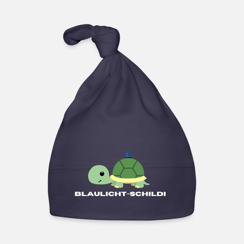 Blaulicht-Schildi | Geschenk, Geschenkidee Baby Bio-Mütze