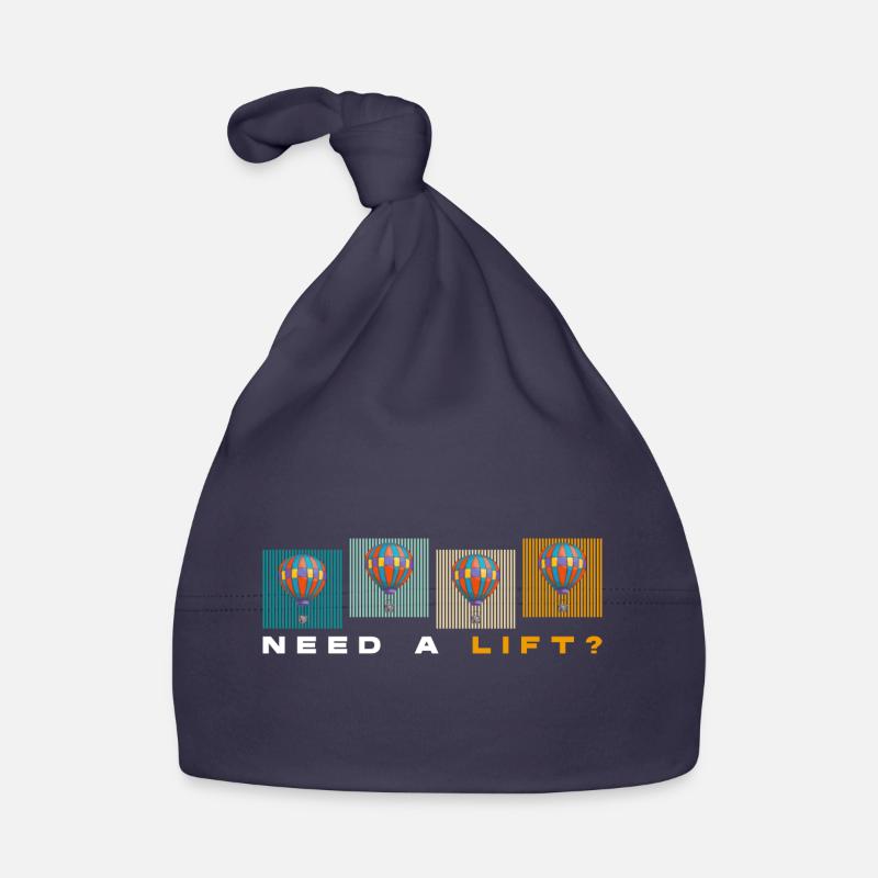 Ciel de montgolfière Bonnet bio Bébé