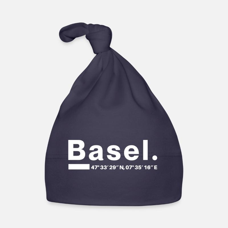 Basel Coordinates Organic Baby Cap