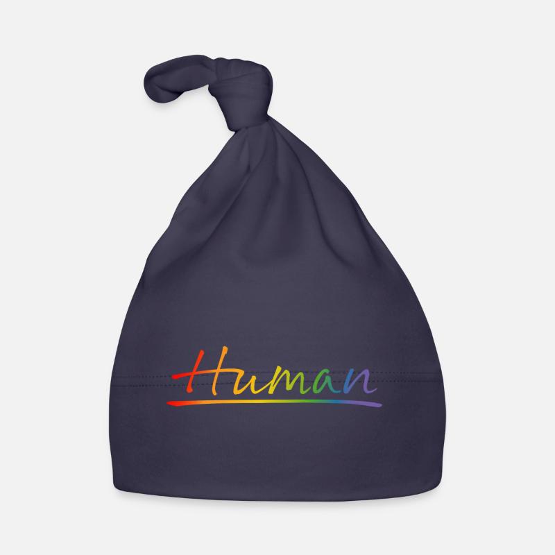 Pride Human Shirt Organic Baby Cap