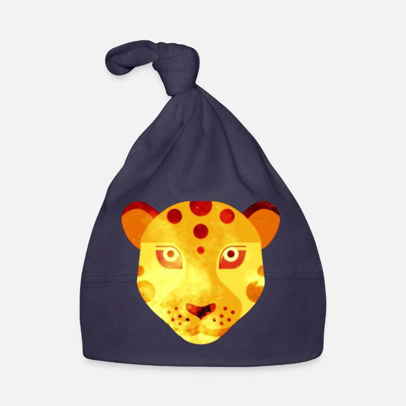 leopard Organic Baby Cap