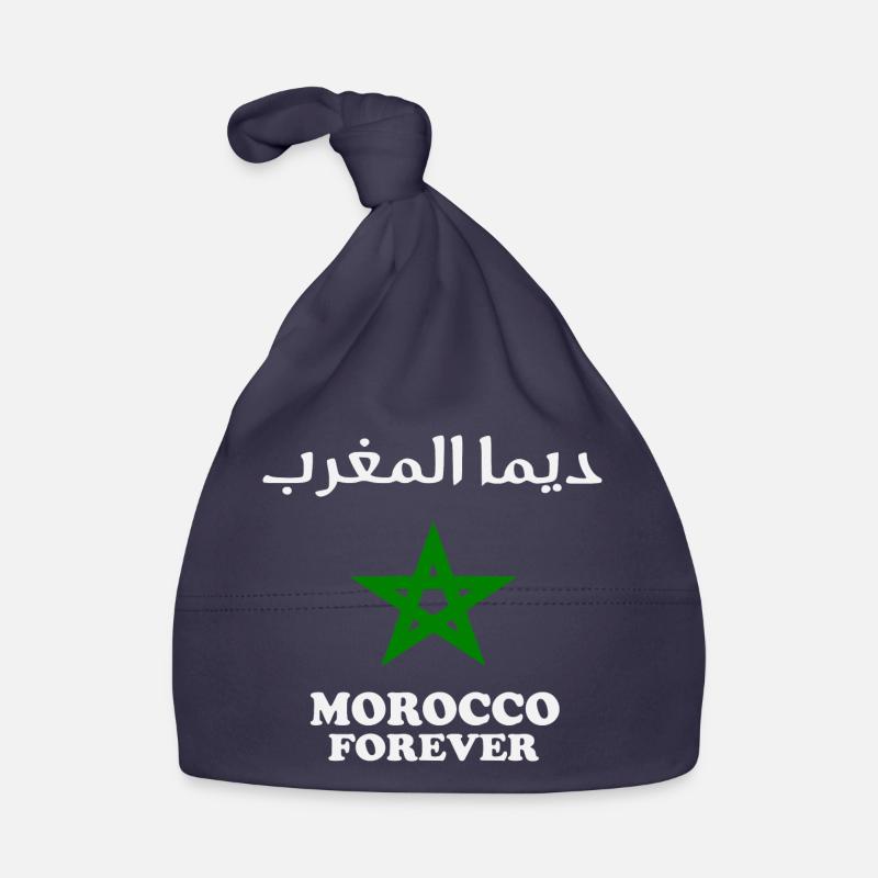 Maroc - Maroc - Maroc pour toujours - Bonnet bio Bébé - marine