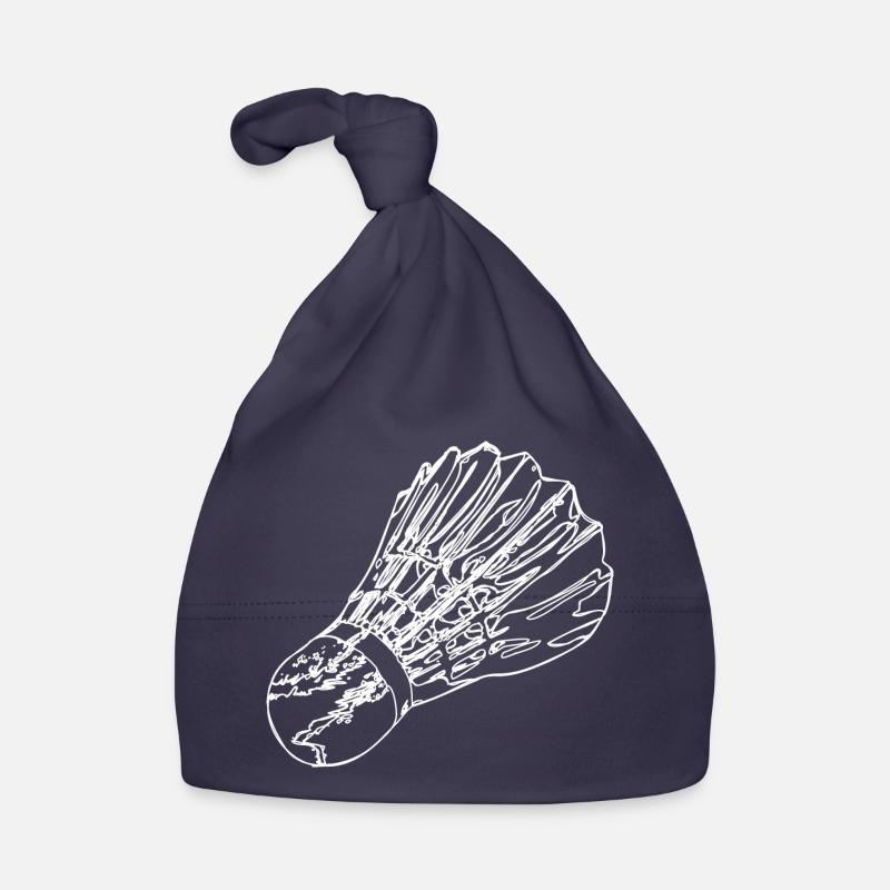 Badminton Badminton Sketch Organic Baby Cap