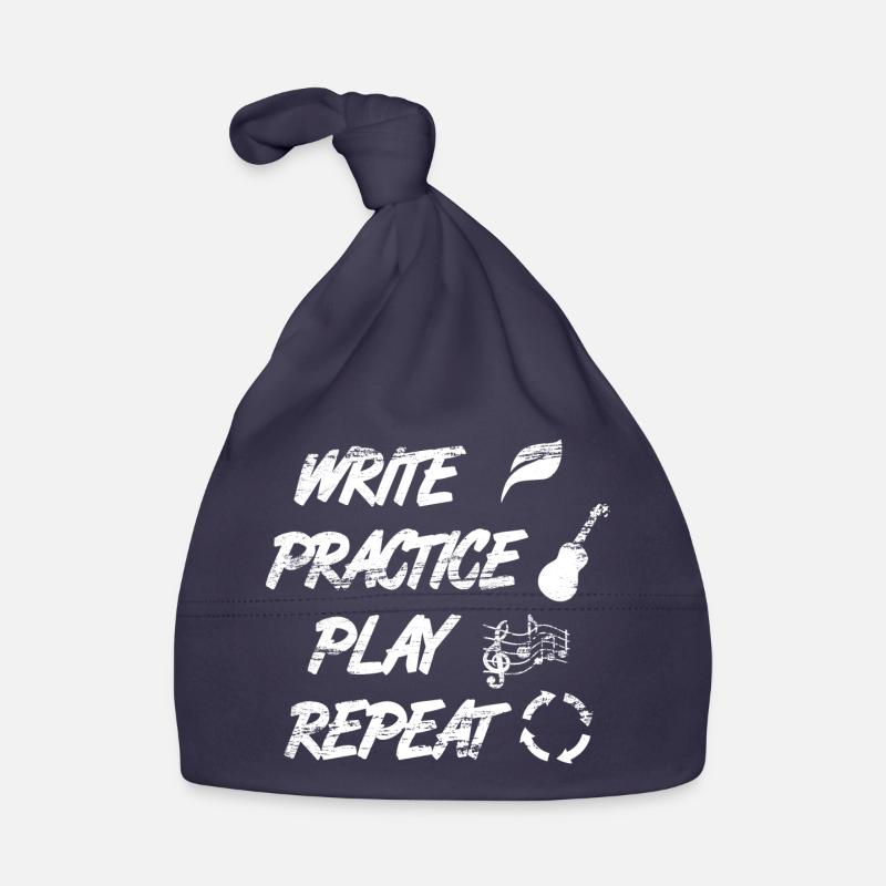Write Practice Play Repeat Baby Bio-Mütze