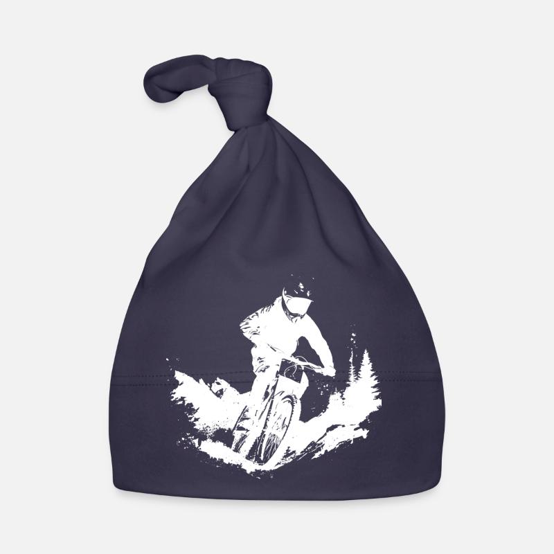 Mountain bikers Organic Baby Cap
