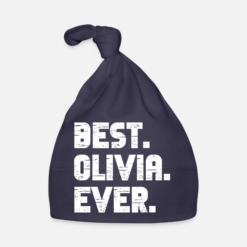 Best Olivia Ever Geschenk Spruch Baby Bio-Mütze