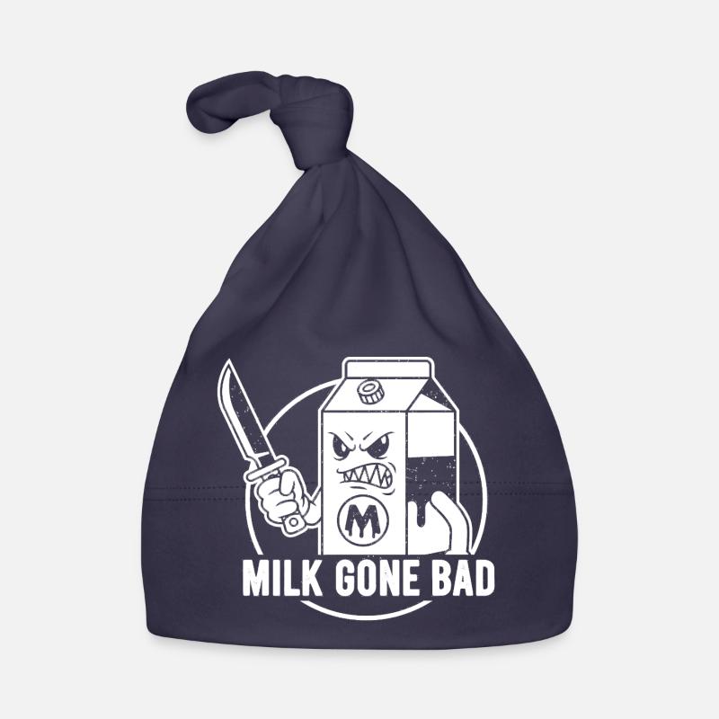 Le lait devient mauvais : une silhouette menaçante en carton Bonnet bio Bébé