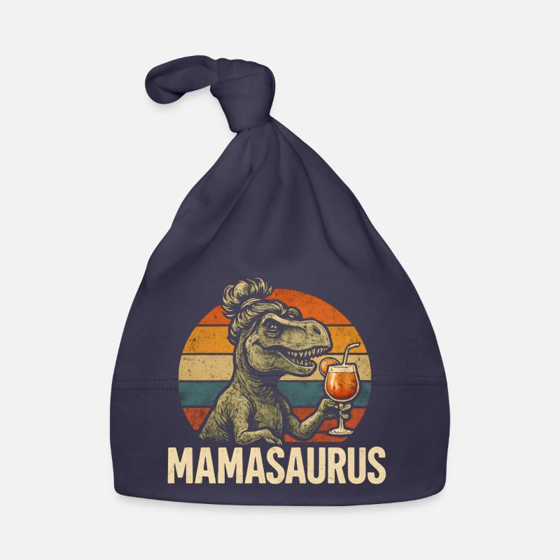 Mamasaurus Mama Mutter Geschenkidee Humor Lustig Baby Bio-Mütze