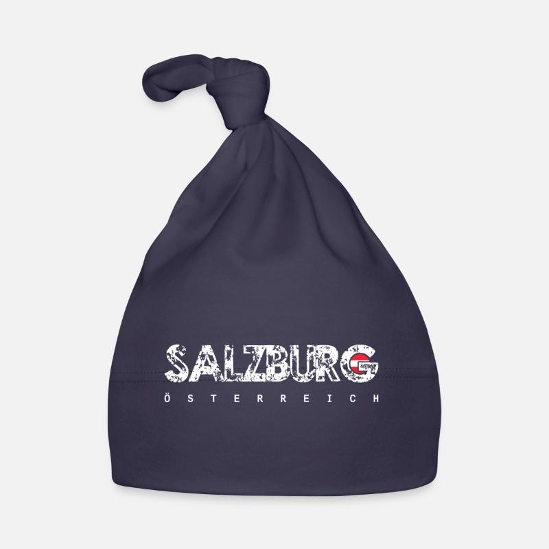 Salzbourg, Autriche, Texte en difficulté Bonnet bio Bébé