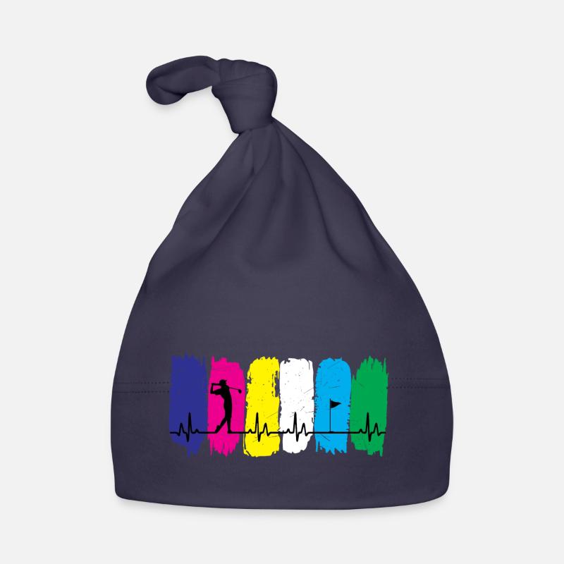 Golf-Herzschlag Baby Bio-Mütze