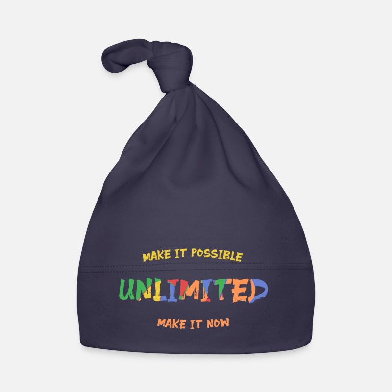 UNLIMITED - Make It Possible - Make It Now - Mut Baby Bio-Mütze