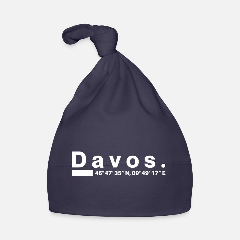 Davos Coordinates Graubünden Graubünden Graubünden Organic Baby Cap