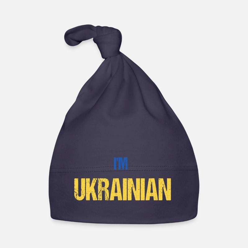 Je suis ukrainien - en couleur de drapeau Bonnet bio Bébé
