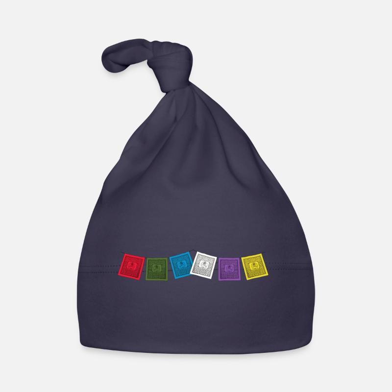 Drapeaux Sherpa Bonnet bio Bébé