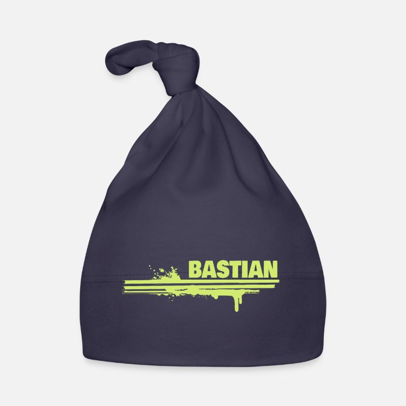 Bastian als Farbklecks Baby Bio-Mütze