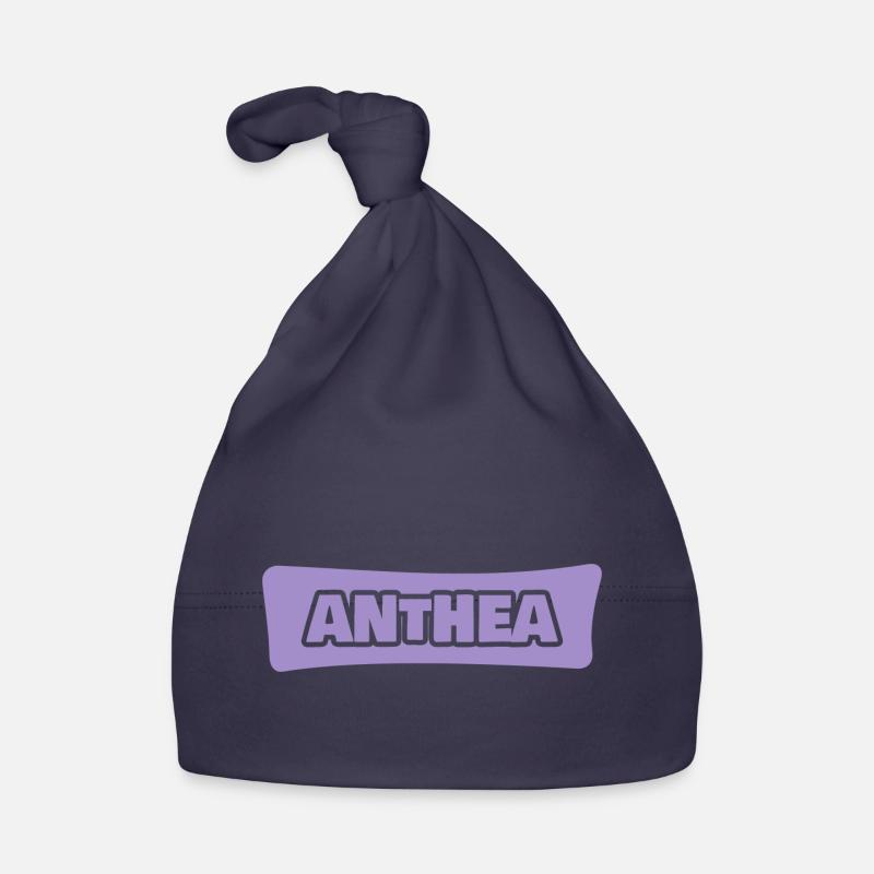 First name Anthea Organic Baby Cap