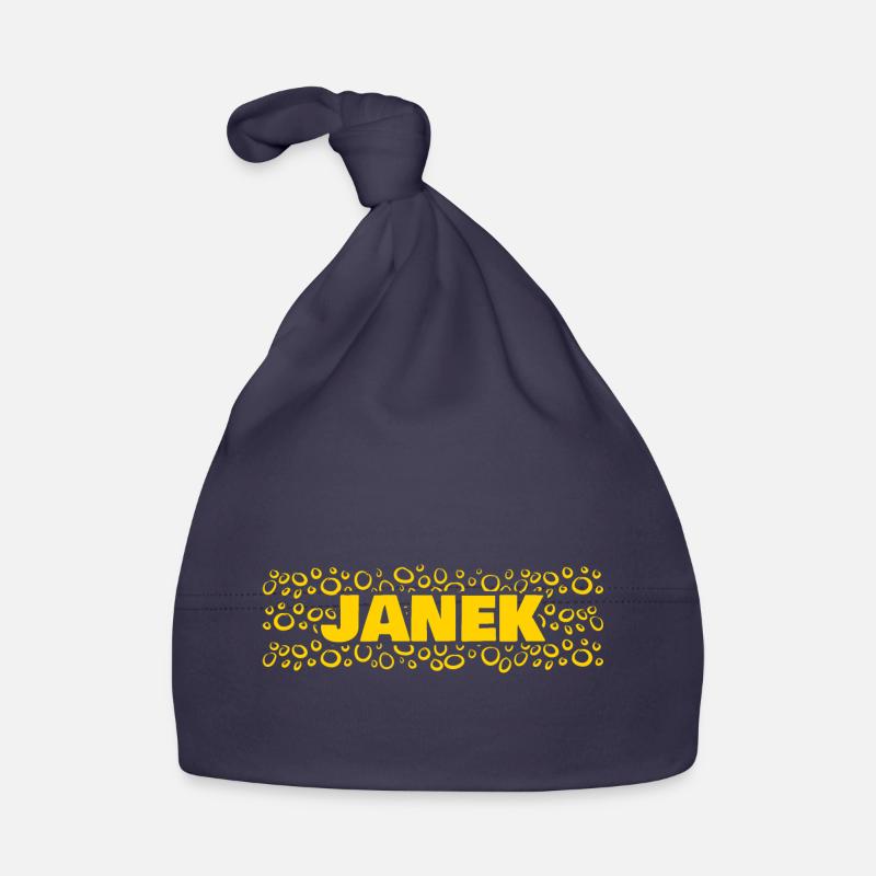 First name Janek Organic Baby Cap