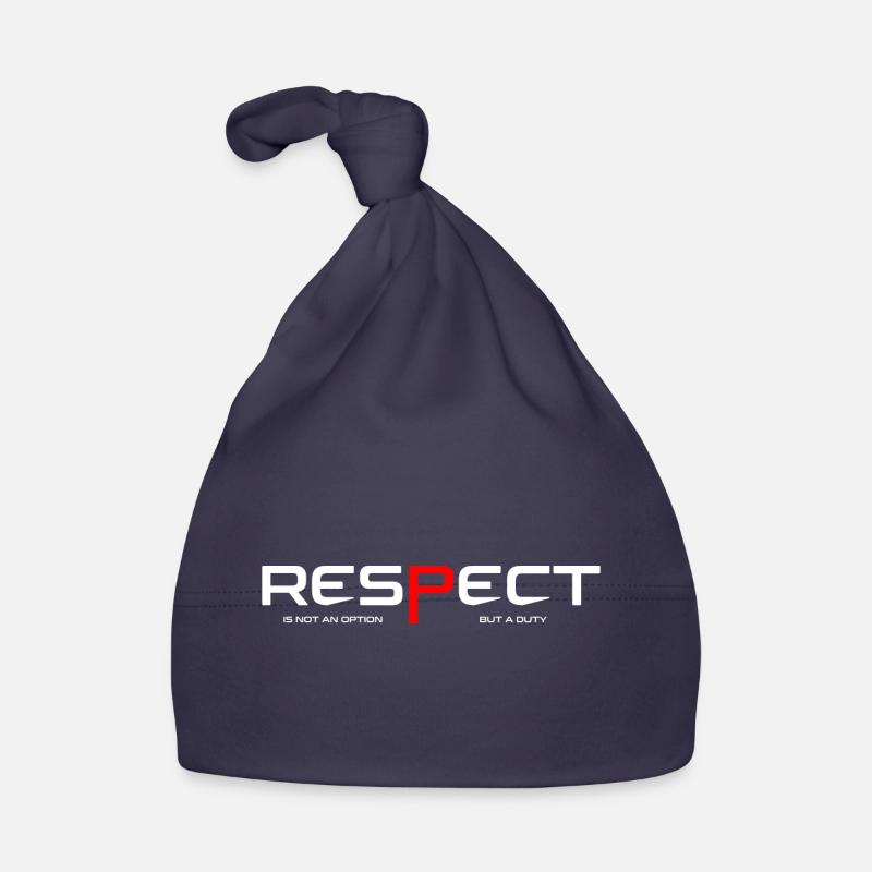 Respect - Bonnet bio Bébé - marine