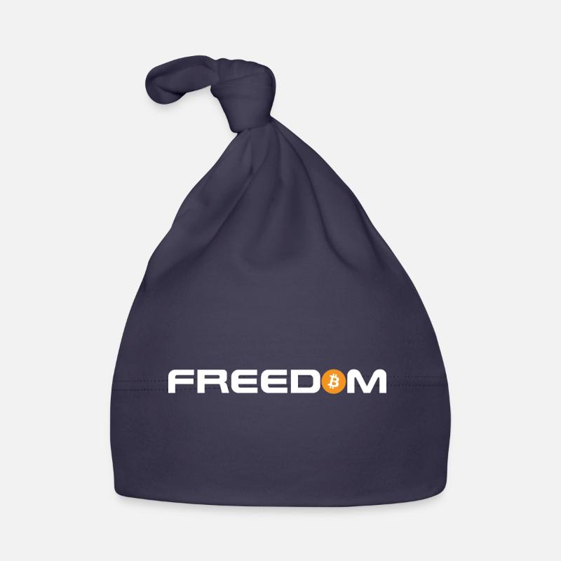 Bitcoin - Freedom Baby Bio-Mütze