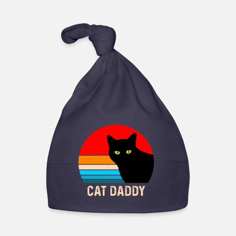 Cat Daddy - Bonnet bio Bébé - marine