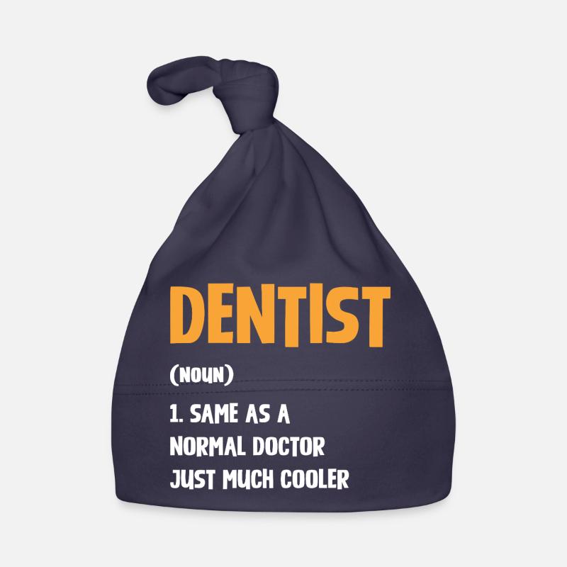 Dentist Humor Typography Organic Baby Cap
