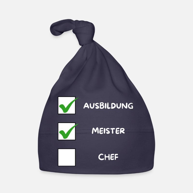 Meister Checkliste Baby Bio-Mütze