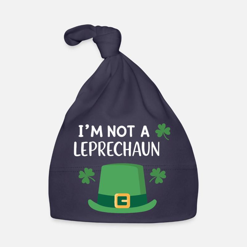 I'm not a leprechaun Organic Baby Cap