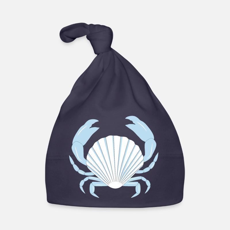 Blaue Krabbe Baby Bio-Mütze