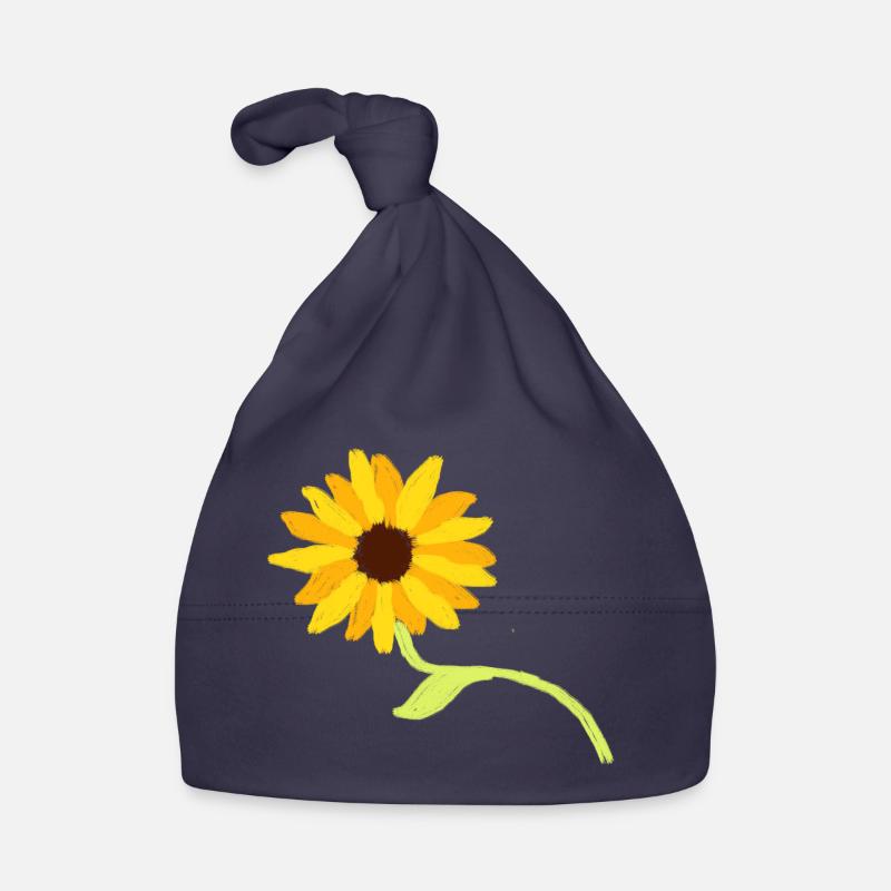 Fleur, Jaune, Fleur Jaune, Fleurs, Tournesol, Fleur Bonnet bio Bébé