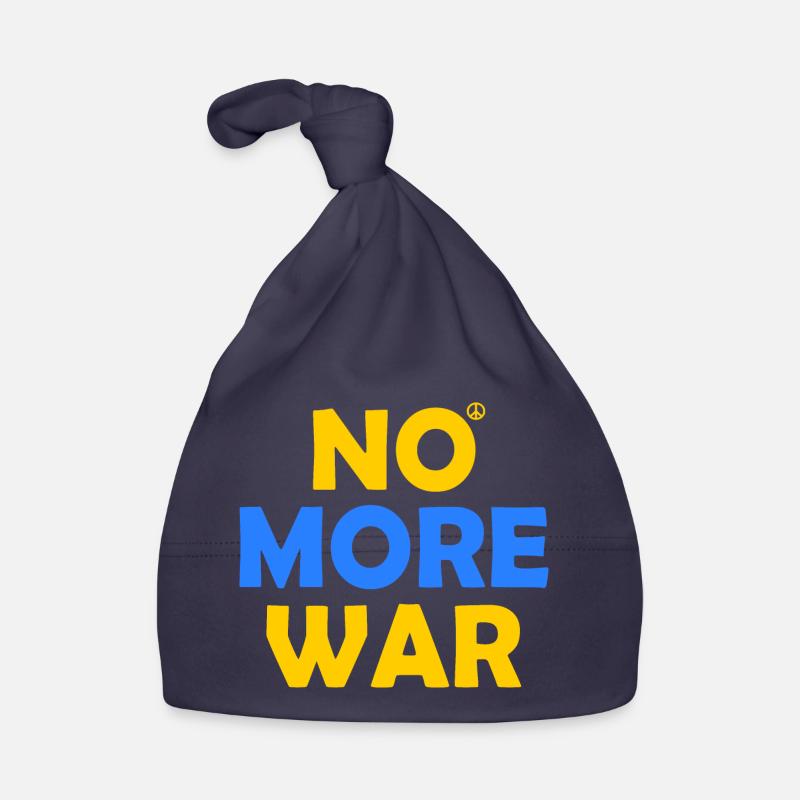 No more war Baby Bio-Mütze