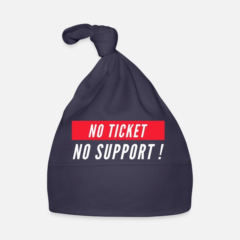 No ticket no support! EDP IT Informatiker Spruch Organic Baby Cap