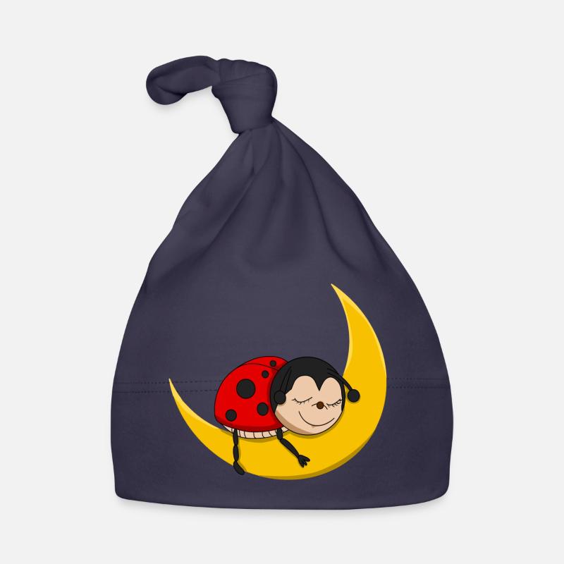 Ladybug - Good Night Organic Baby Cap