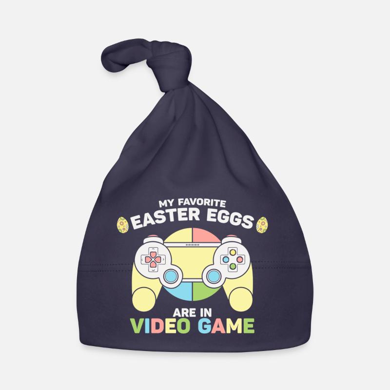 Easter Eggs, Happy Easter, Chocolate Eggs Organic Baby Cap