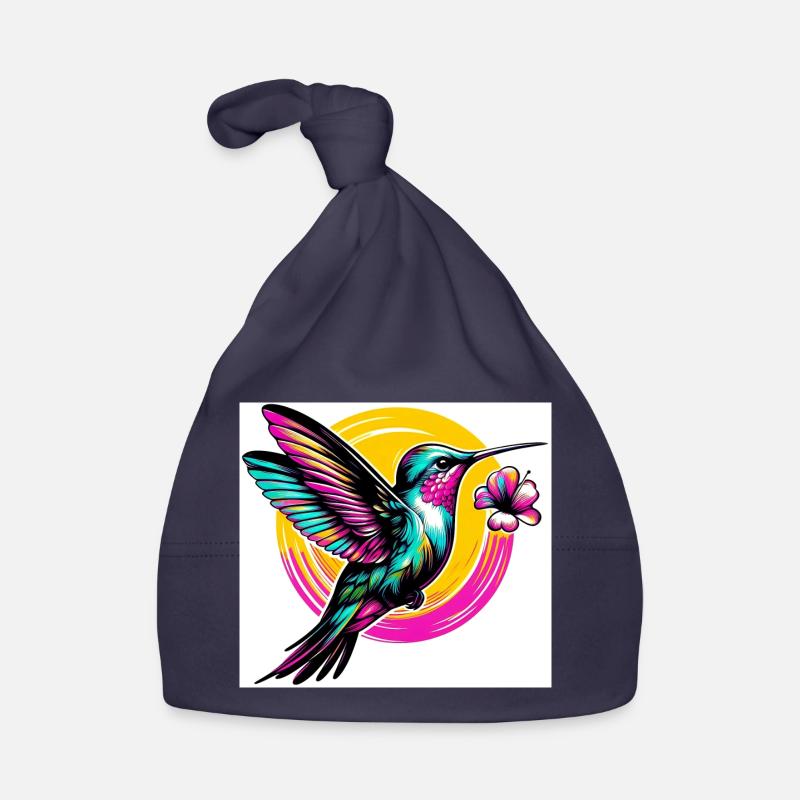 Colibri - Bonnet bio Bébé - marine