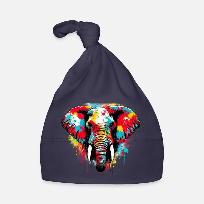 Elefant Baby Bio-Mütze