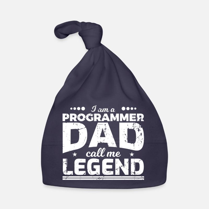 Papa codeur Bonnet bio Bébé