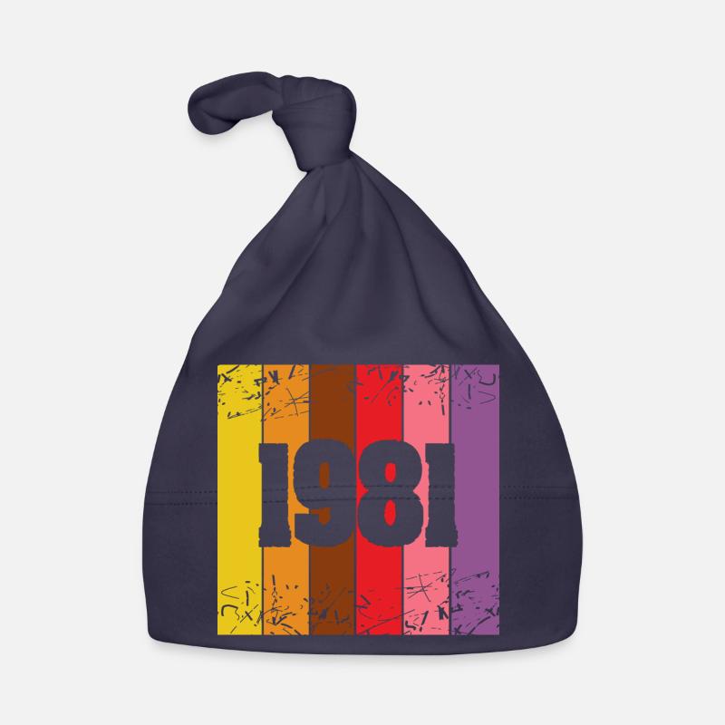 Year 1981 Organic Baby Cap