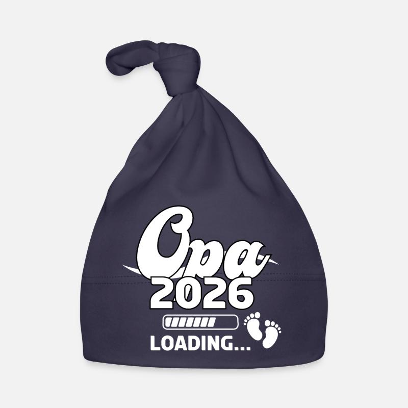 Opa 2026 Loading Baby Footprints Design Baby Bio-Mütze