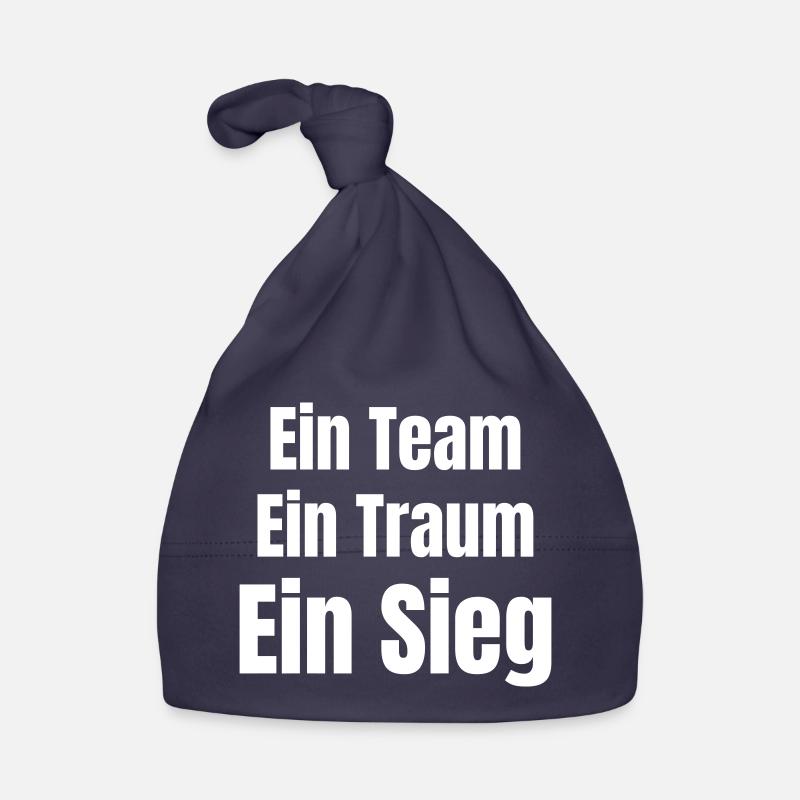 Ein Team Ein Traum Ein Sieg Baby Bio-Mütze