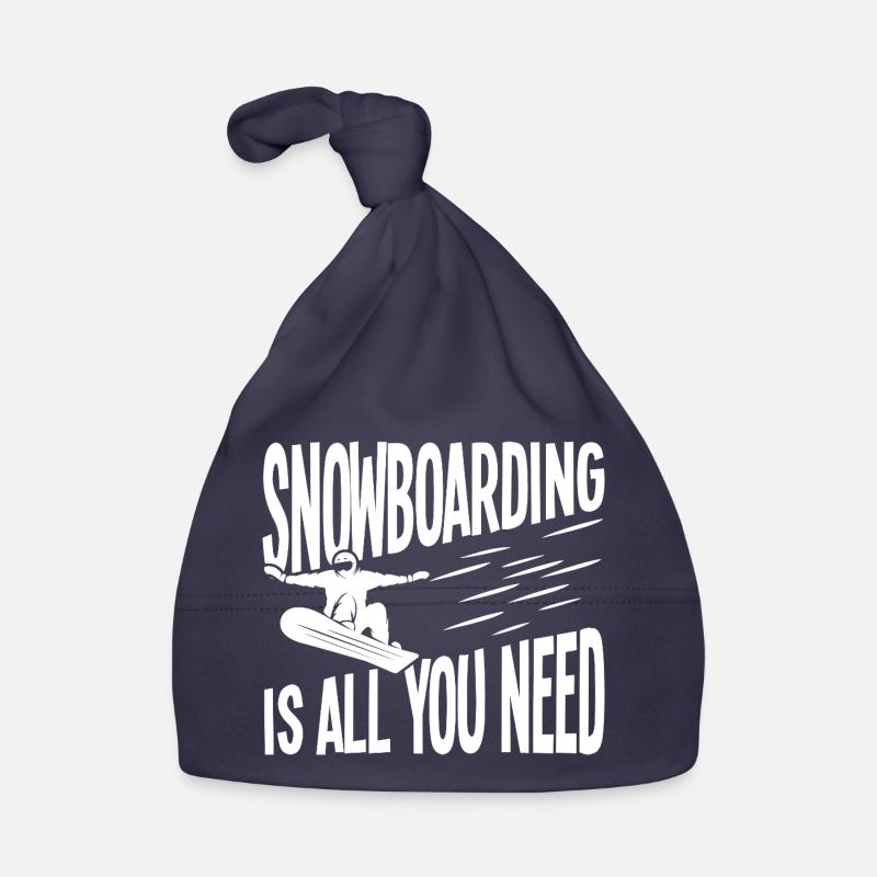 Snowboarding: Everything you need Organic Baby Cap
