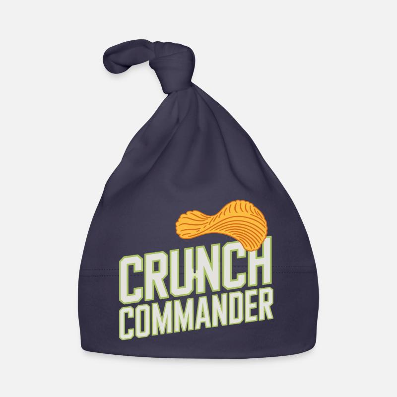  Crunch Commander Knabber Chips Fan Snack Baby Bio-Mütze