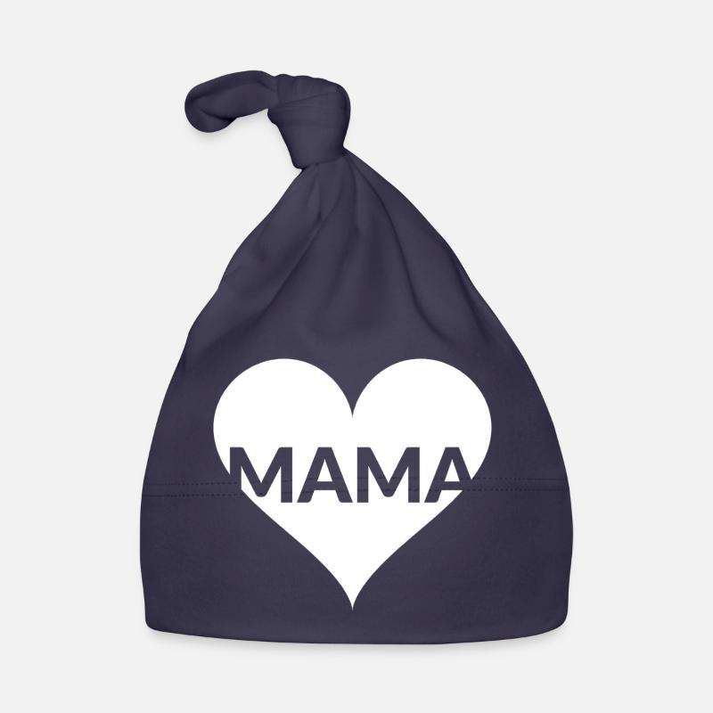 Mama Herz Muttertag Baby Bio-Mütze
